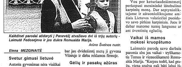 PANEVĖŽIO BALSAS 2001.12.27